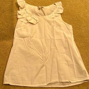 J crew size 2 cotton blouse EUC